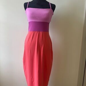 NWT Susana Monaco Colorblock Midi Dress